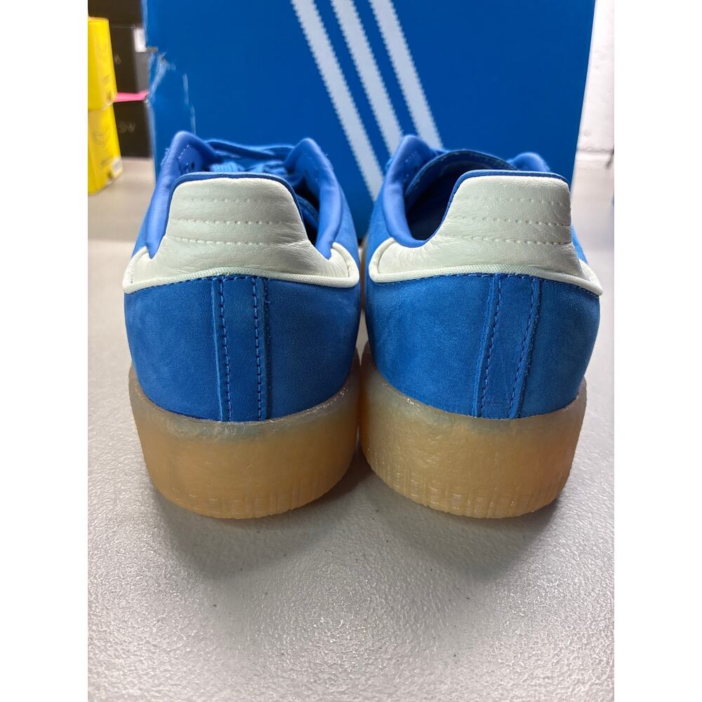 Adidas Sambae Women's Size 6 sneakers JI2743 Blue/White/Gum New In Box - Picture 4 of 8